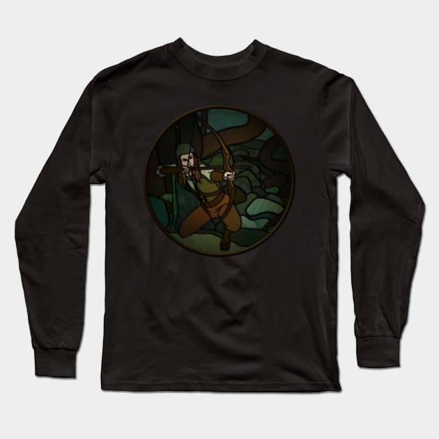 Huntress Long Sleeve T-Shirt by JessiLeigh